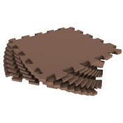 Модульное покрытие для тренажерного зала Eco-Cover 20 мм коричневый